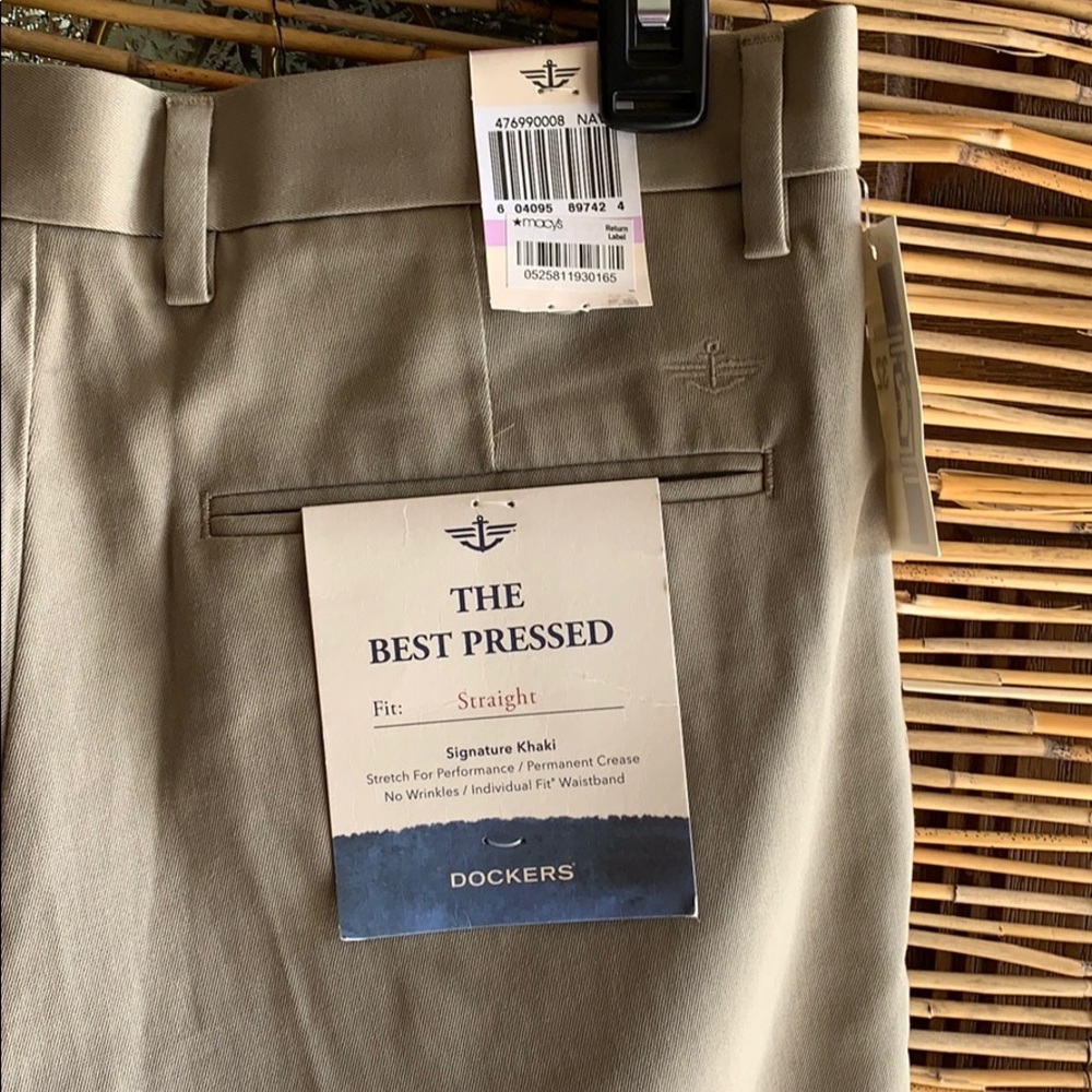 Dockers Khaki Straight Fit Pants 32/32